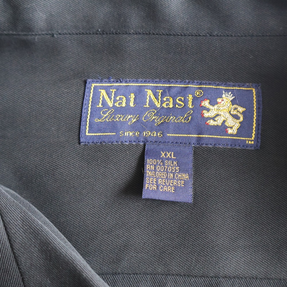Vintage Nat Nast Silk Shirt Mens XXL In Search of the Perfect Margarita Camp - Picture 5 of 9